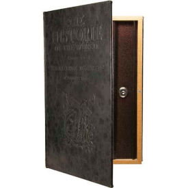 Barska Large Antique Book Diversion Safe CB11992 with Key Lock 8-3/4