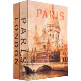 Barska Paris & London Dual Book Lock Box With Keyed Lock CB12470 10-1/2