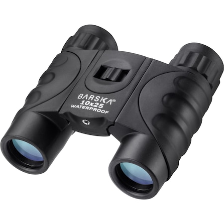 Waterproof Compact Binoculars, 10x25, Blk MPN:AB12725