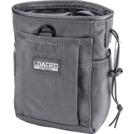 Barska BI12628 Loaded Gear CX-700 Drawstring Dump Pouch Gray BI12628