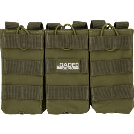 Barska Loaded Gear CX-200 Triple Magazine Pouch BI12276 - OD Green BI12276