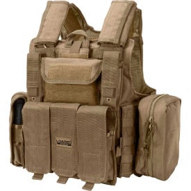 Barska BI12308 Loaded Gear VX-300 Tactical Plate Carrier Vest Tan BI12308