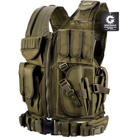 Barska Loaded Gear VX-200 Tactical Right Hand Vest BI12332 - OD Green BI12332