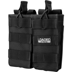 Barska BI13000 Loaded Gear CX-850 Double Mag Pouch Black BI13000
