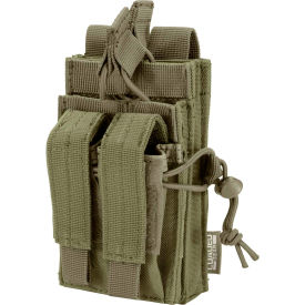 Barska BI13016 Loaded Gear CX-950 Dual Stacked Rifle/Handgun Mag Pouch Green BI13016