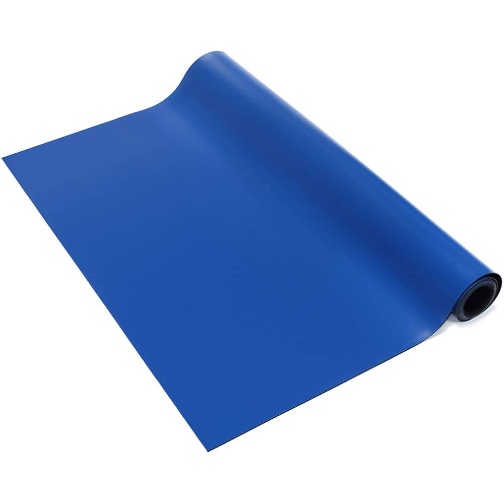 Anti-Static Table Mat: Rubber, 10' OAL, 2.5' OAW, 0.08