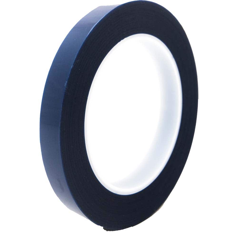 High Temperature Masking Tape: 10 mm Wide, 72 yd Long, 2.5 mil Thick, Blue MPN:BPT-10MM