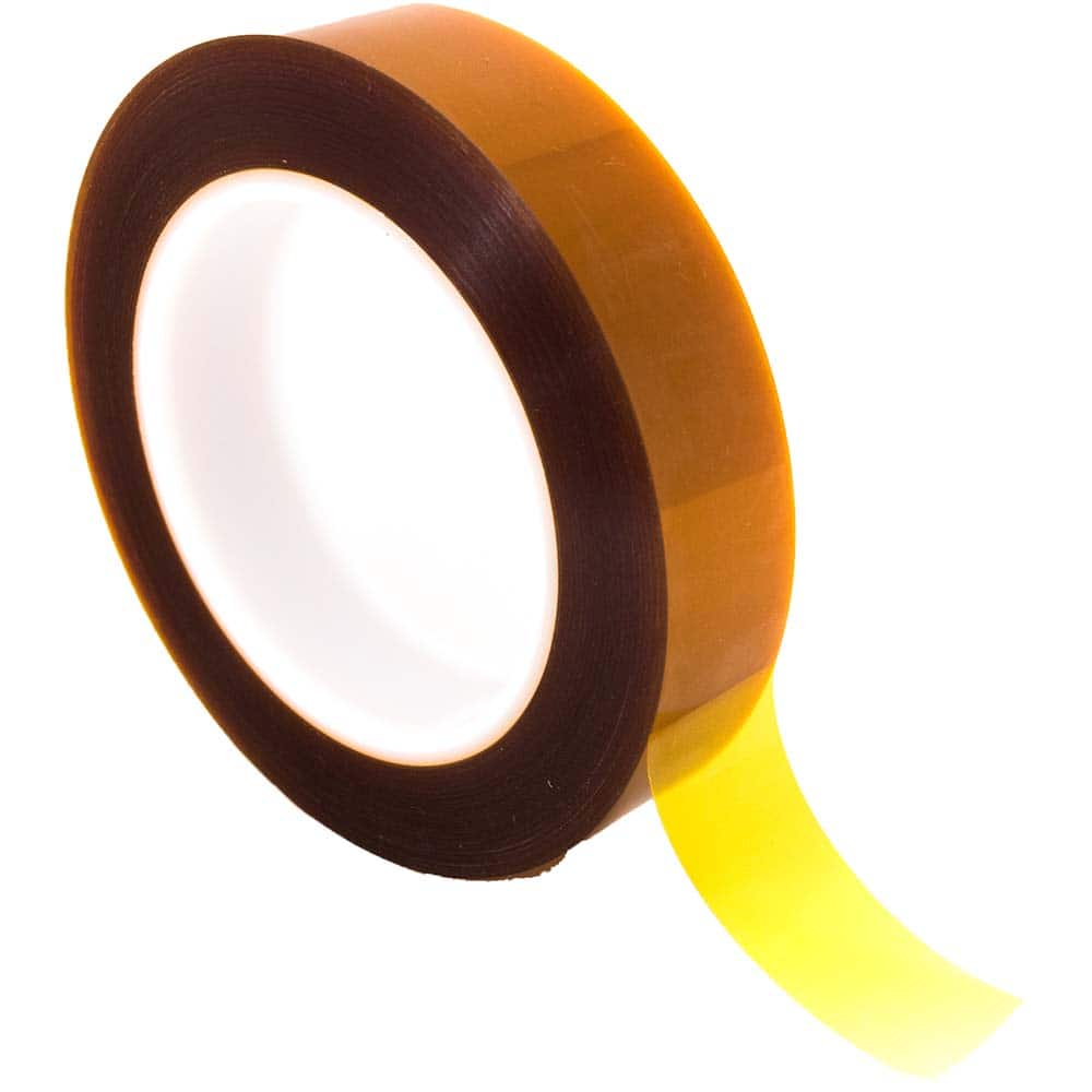 Amber Double-Sided Polyimide Tape: 1-3/8