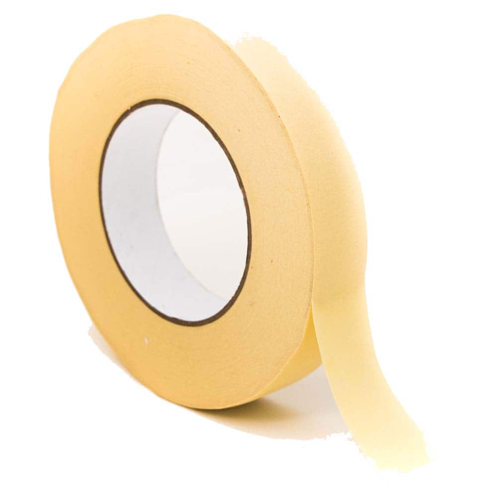 High Temperature Masking Tape: 10 mm Wide, 60 yd Long, 7.6 mil Thick, Beige MPN:SWT-10MM