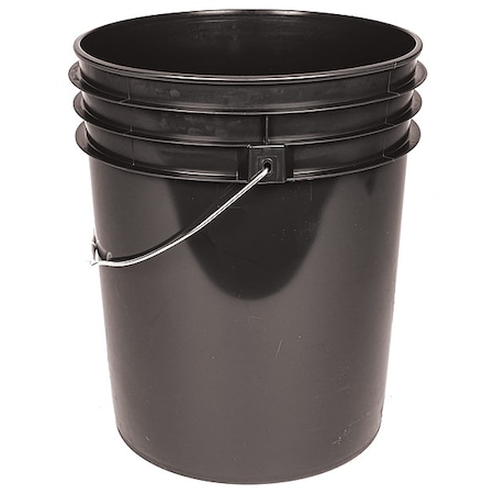 5 gal Round Storage Pail, Brown, High Density Polyethylene MPN:ROP2150BR-M