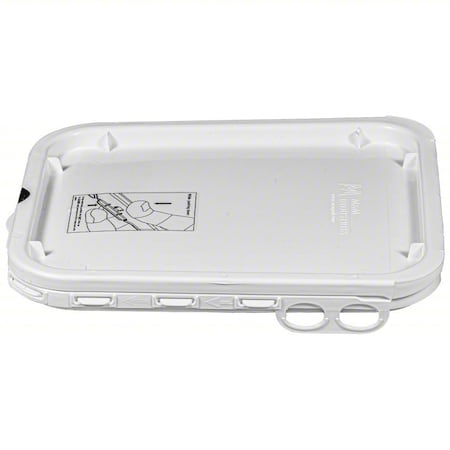 Lid, 7.875 in W, Plastic, White MPN:MML8002-SK