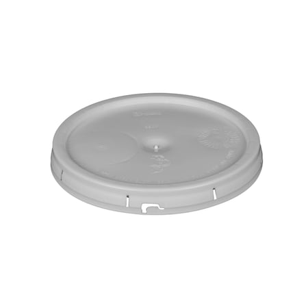 White Plastic Pail Lid, Tear Tab MPN:N2100TT-UN