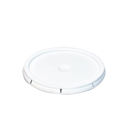Plastic Pail Lid, Tear Tab, 2 Gallon, Wh MPN:N2120PW-TT