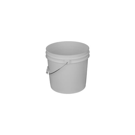Plastic Pail, White, 2 Gallon MPN:N2120W