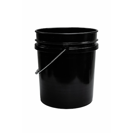 Open Head Plastic Pail, 5 Gallon, Black MPN:N2150BUN-CD