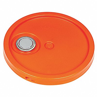 Plastic Pail Lid Orange Plastic MPN:ROP2100CVR-F-TT-OR