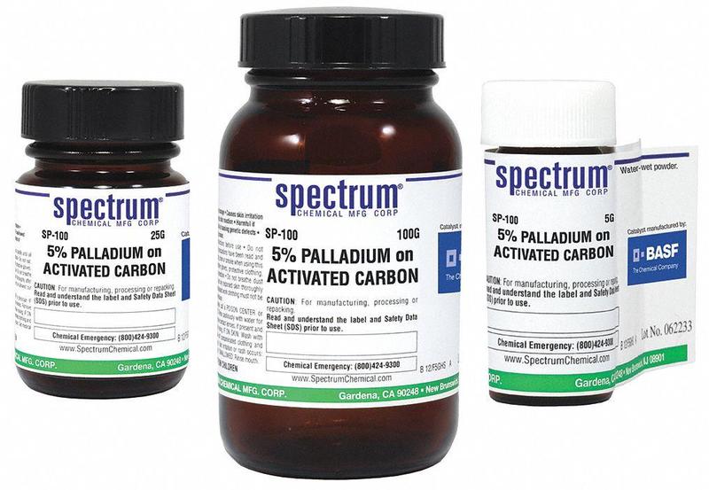 Palladium on Activated Carbon 5g MPN:SP-100