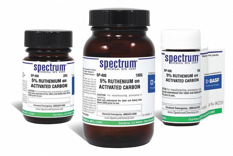 Ruthenium on Activated Carbon Bottle 5g MPN:SP-400 Ruthenium on Activated Carbon Bottle 5g MPN:SP-400