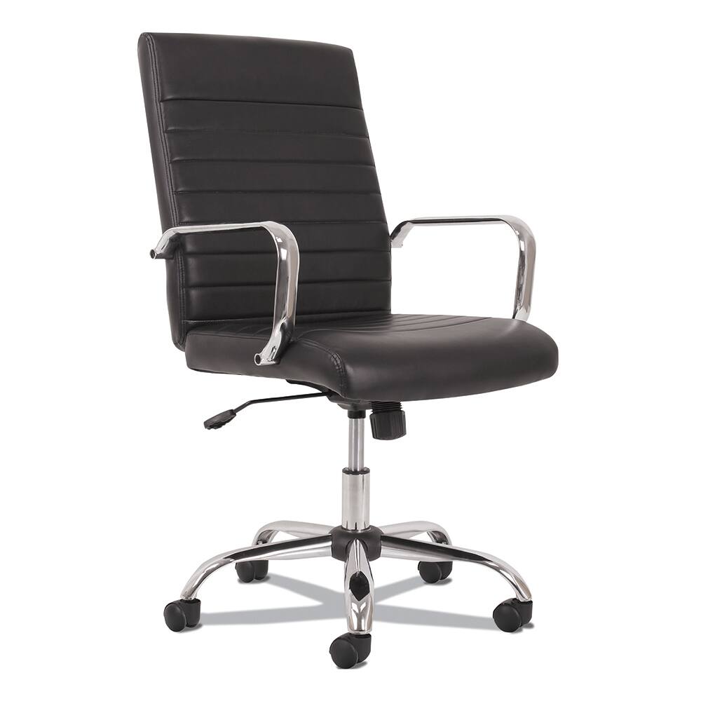 Task Chair: Leather, Black & Aluminum MPN:BSXVST511
