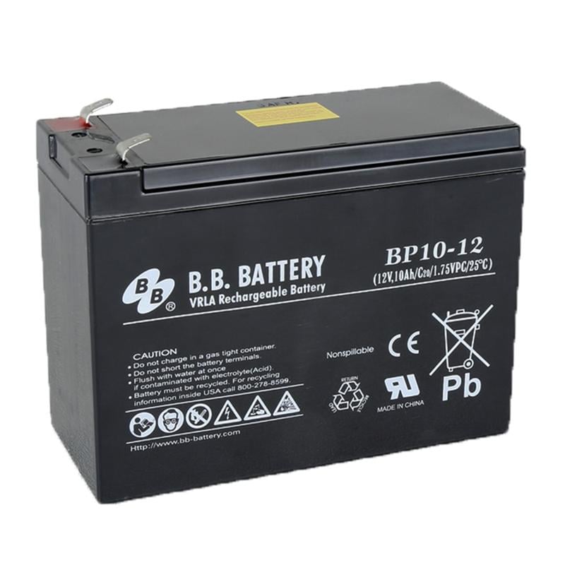 B & B BP Series Battery, BP10-12, B-SLA1210 (Min Order Qty 2) MPN:B-SLA1210