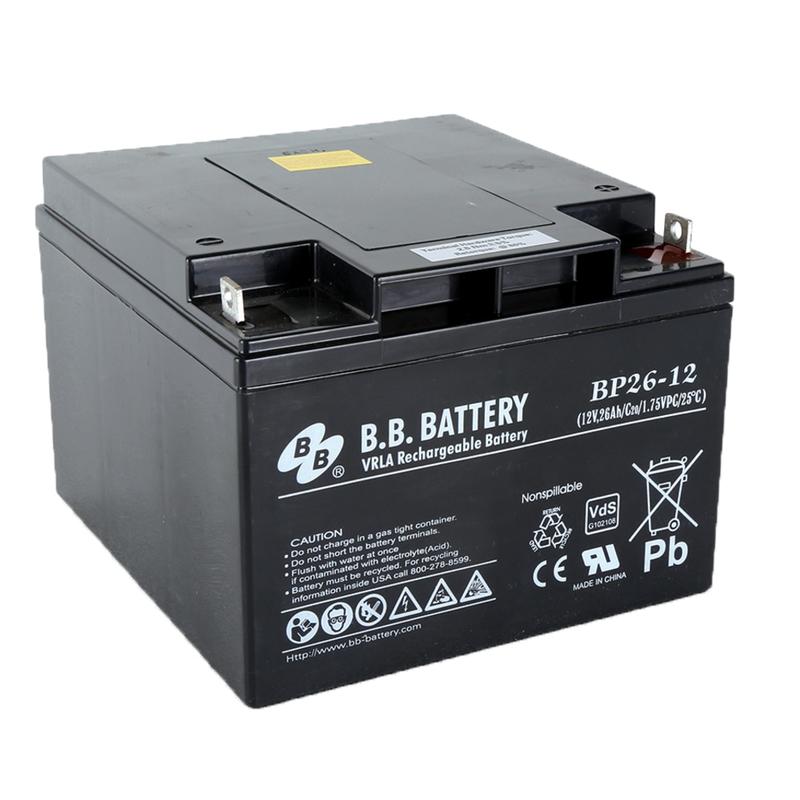 B & B BP Series Battery, BP26-12, B-SLA1228 MPN:B-SLA1228