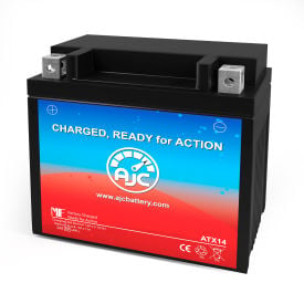 AJC® Chrome 14-BS Powersports Replacement Battery 12V B AJC-PS-ATX14-522412