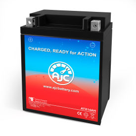 AJC® Kawasaki KAF400 Mule SX 4x4 XC UTV Replacement Battery 2017-2019 12V B AJC-PS-ATX14AH-522244