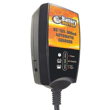 Battery Charger, Automatic Charging, Maintaining For Battery Voltage: 6, 12 MPN:20026