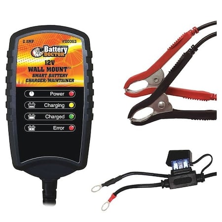 Battery Charger, Automatic Charging, Maintaining For Battery Voltage: 12 MPN:20063