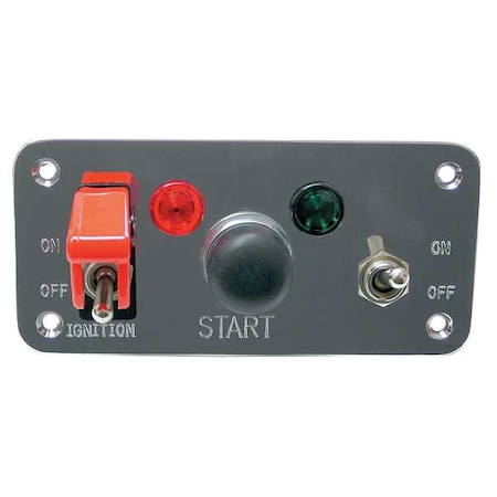 Start/Ignition Accessory Panel, Silver MPN:20283