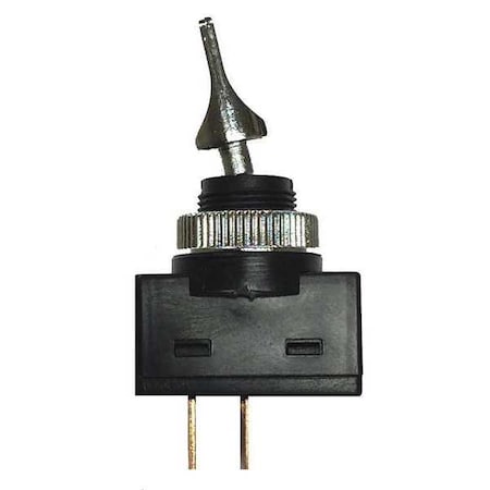 Toggle Switch, SPST, Silver, Panel Mount MPN:20506