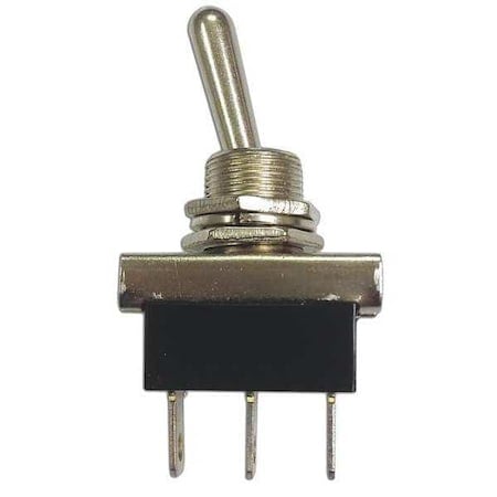Toggle Switch, Silver, Panel Mount MPN:20508