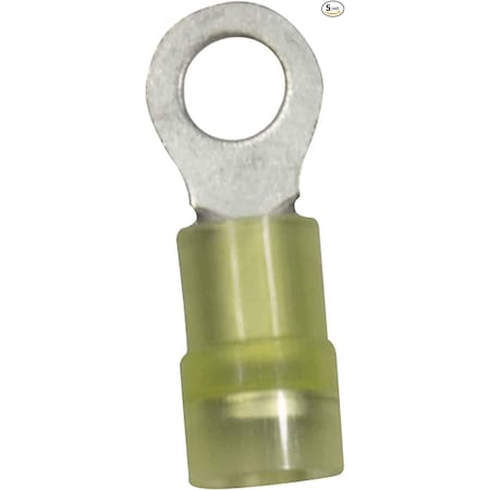 Vinyl Ring Terminal, 100 piece, 12-10 AWG MPN:80863
