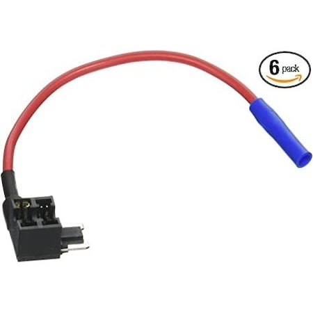 Fuse Holder, 10A Amp Range, 12V DC Volt Rating, Wire Leads, APS Fuse Fuse Type MPN:30105