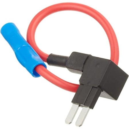 Fuse Holder, 10A Amp Range, 12V DC Volt Rating, Wire Leads, APT/Micro Fuse Fuse Type MPN:30203