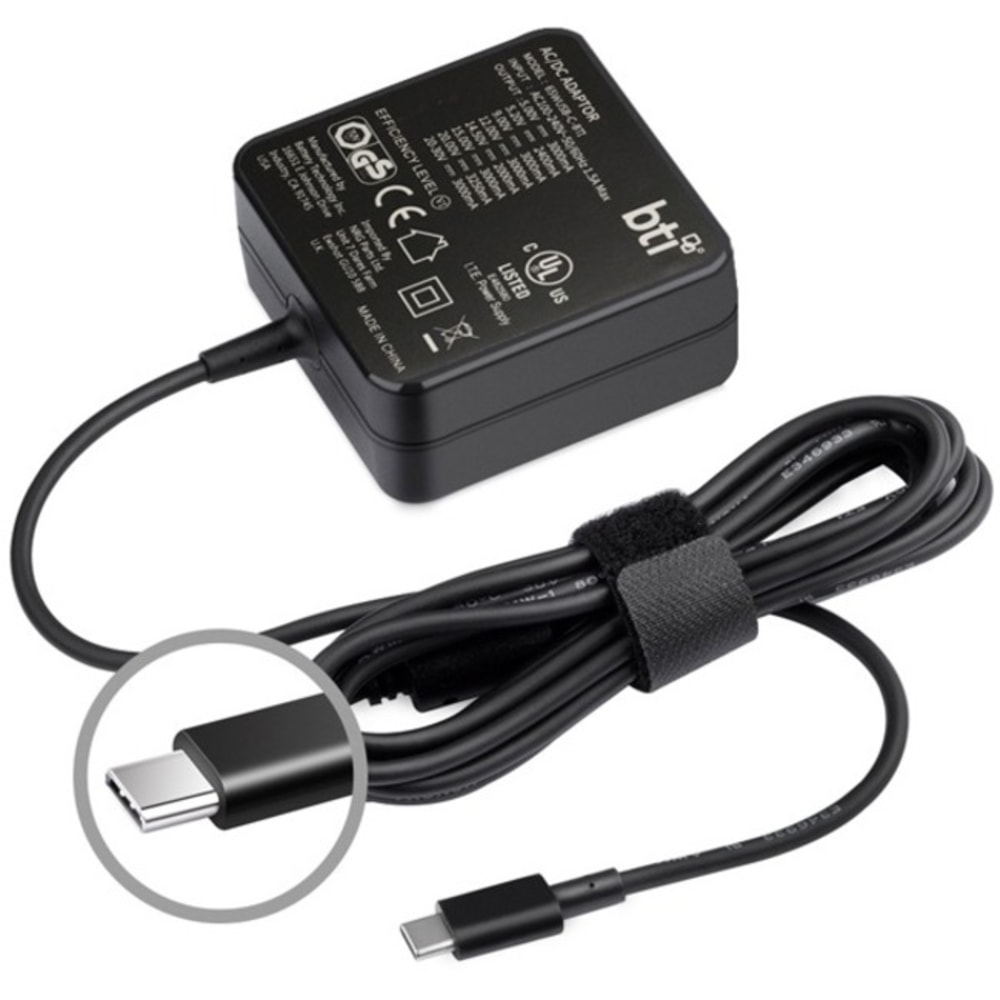 BTI 1HE08UT#ABA-BTI 65W TYPE-C AC ADAPTER - - 1HE08UT#ABA-BTI MPN:1HE08UT#ABA-BTI