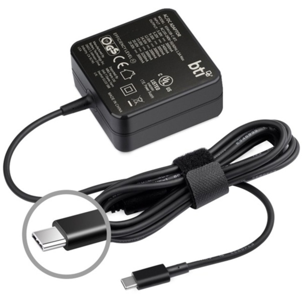 BTI AC Adapter - 65WUSB-C-BTI MPN:65WUSB-C-BTI