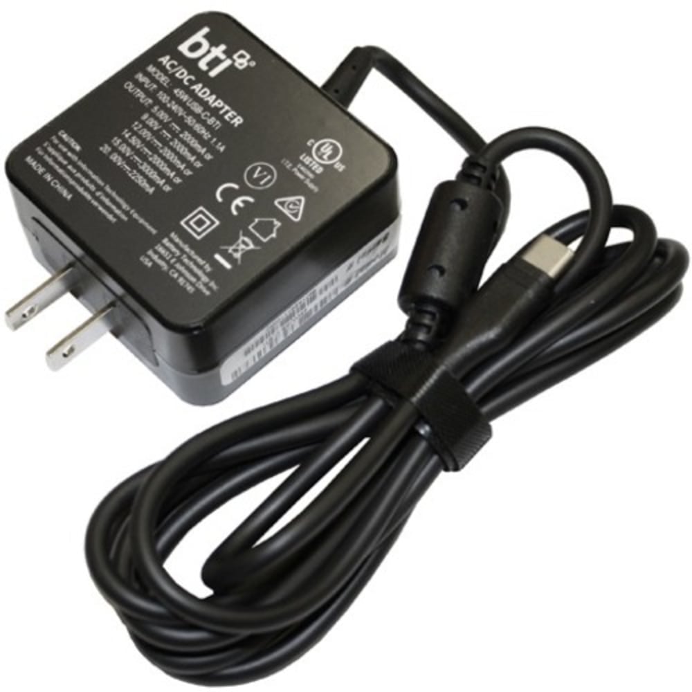 BTI V5Y26AA#ABA-BTI 45W TYPE-C AC ADAPTER 828769-001, V5Y26AA#ABA, 4X20E751XX, 920068-850, 00HM664, 00HM663, 4X20M26256 - V5Y26AAABABTI MPN:V5Y26AA#ABA-BTI