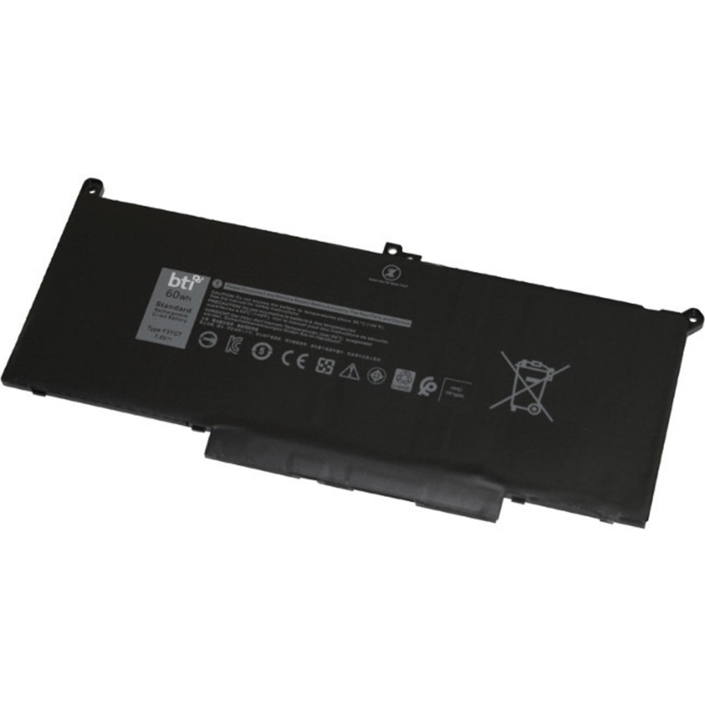 BTI F3YGT-BTI 7.6V 60WHR LI-ION BATTERY MPN:F3YGT-BTI