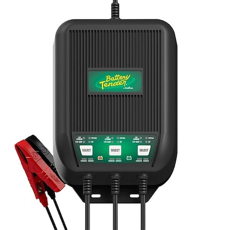 9 AMP, 12V Selectable - 3 Bank Marine MPN:022-1003-DL-WH