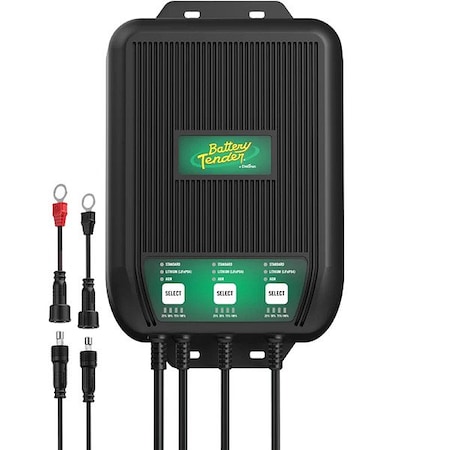 30 AMP, 12V - 3 Bank Marine MPN:022-1008-DL-WH