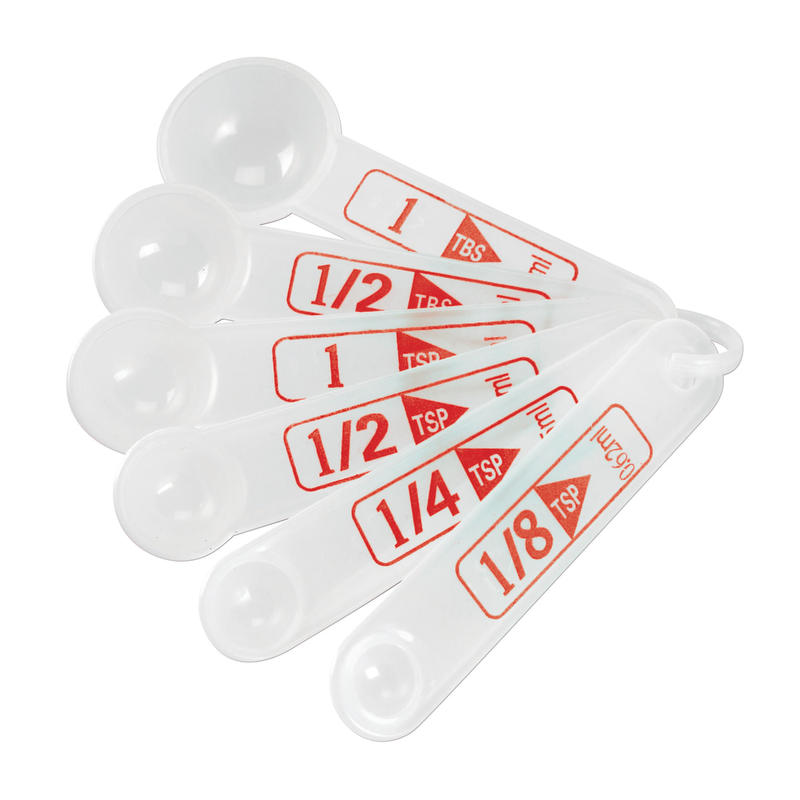 Learning Resources Measuring Spoons, Pre-K - Grade 8, 6 Spoons Per Set, Pack Of 12 Sets MPN:LER4291BN