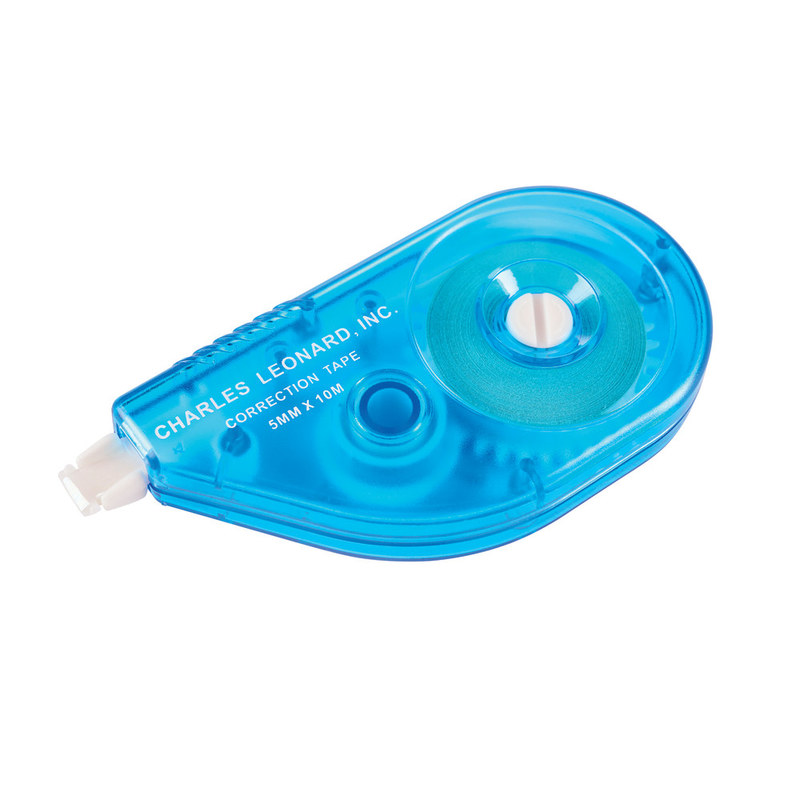 Charles Leonard Economy Correction Tape, 5 mm, White, Pack Of 12 MPN:CHL72394BN