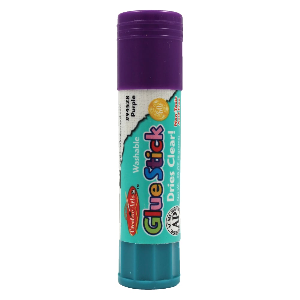 Charles Leonard Economy Glue Sticks, 0.28 Oz, Purple, Pack Of 72 MPN:CHL94528BN
