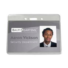 Baumgartens® Proximity Badge Holder Horizontal 3-1/2