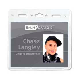 Baumgartens® ID Badge Holder Horizontal 4