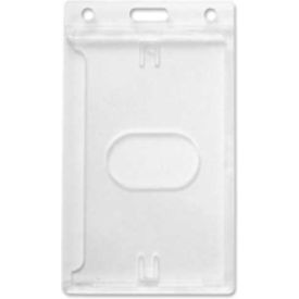 Baumgartens® Rigid PC Vertical Holder Clear 25/Pack 68140