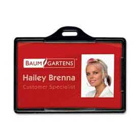 Baumgartens® ID Card Holder Horizontal 3-3/8