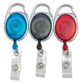 Baumgartens® Quick Clip ID Card Reel 30