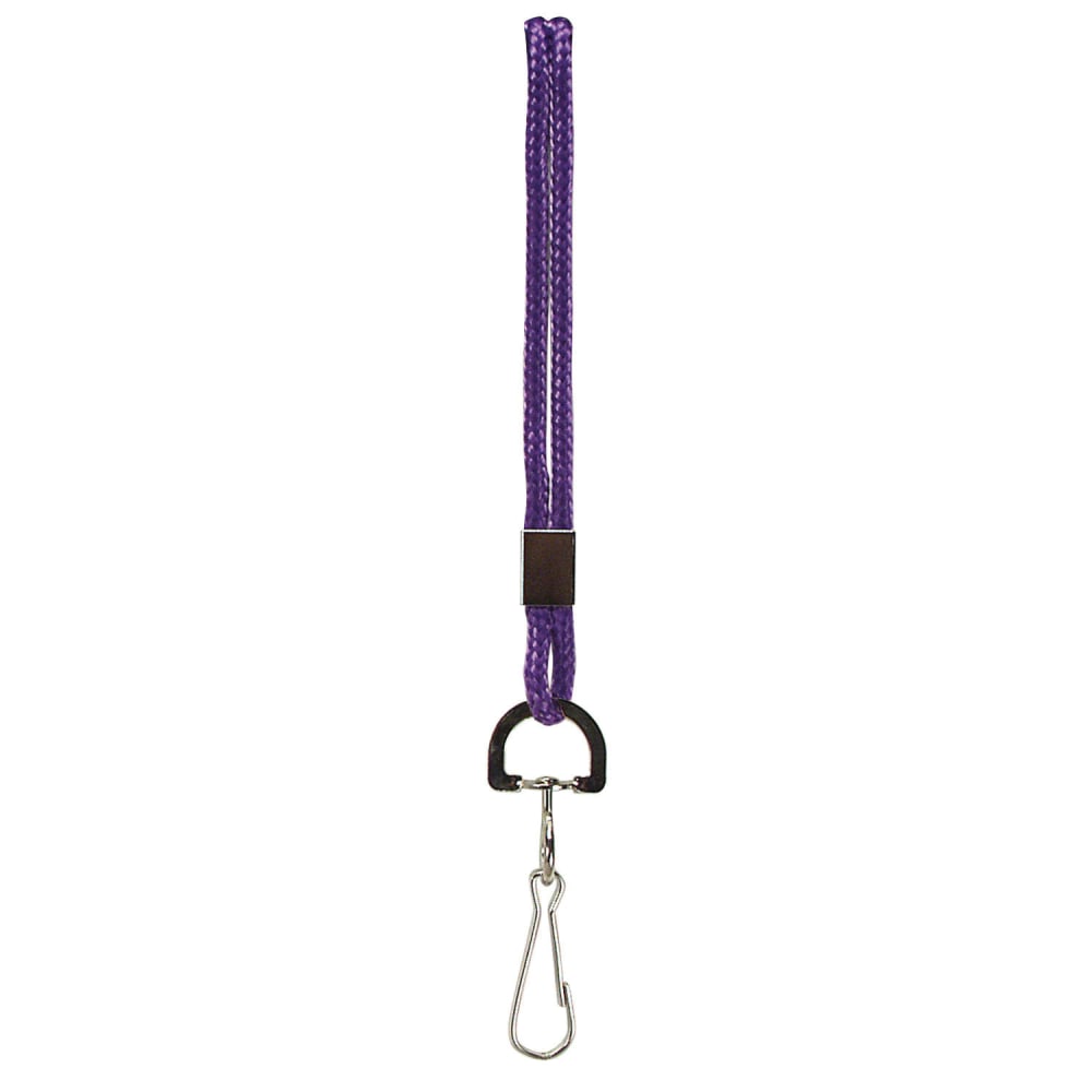 Baumgartens Lanyards, 38in, Purple, Pack Of 24 MPN:BAUM68914BN